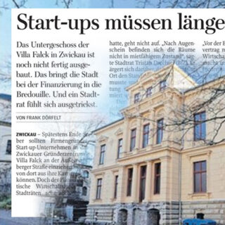 Villa Falck noch nicht bezugsfertig
