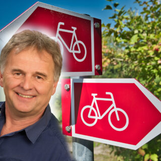 Radwegbeschilderung unglücklich