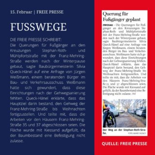 Straßenbauarbeiten Franz-Mehring-Straße